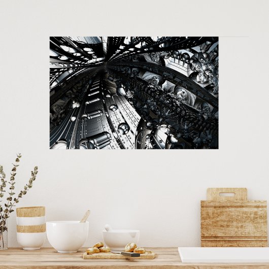 Iterate Imagery Metallic Zone Poster 16 (Keuken)