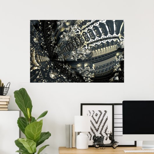 Iterate Imagery Metallic Zone Poster 18 (Thuiskantoor)