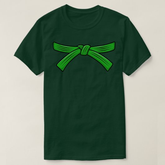 ITF TaekwonDo kostuum Groene gordel 6e gup test T-shirt (Design voorkant)