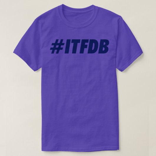 ITFDB Blue TShirt (Design devant)