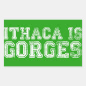 ITHACA EST GORGES STICKER (Devant)