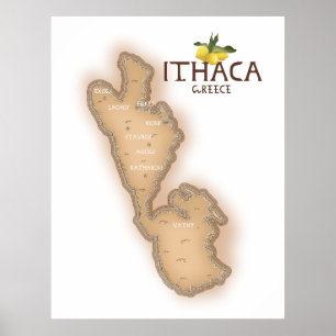 ithaca griekenland poster