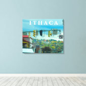ITHACA NEW YORK CANVAS AFDRUK (Insitu (Houten vloer))
