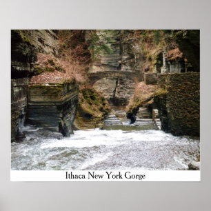 ITHACA NEW YORK GORGE  Poster