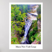 ITHACA NEW YORK GORGE POSTER (Voorkant)