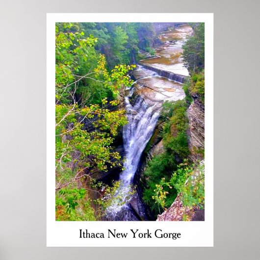 ITHACA NEW YORK GORGE POSTER (Voorkant)