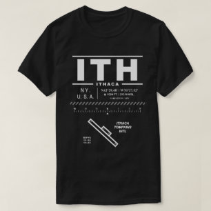 Ithaca Tompkins International Airport MET T-shirt