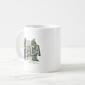 Ithaca-watervallen koffiemok (Voorkant links)