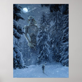 Ithaqua de Wind Walker Poster