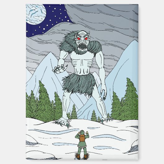 Ithaqua Weird Horror Kunst Magneet (Voorkant)