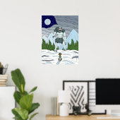 Ithaqua Weird Horror Kunst Poster (Thuiskantoor)