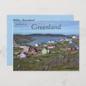 Itilleq op de Davis Strait Groenland Briefkaart (Voorkant / Achterkant)