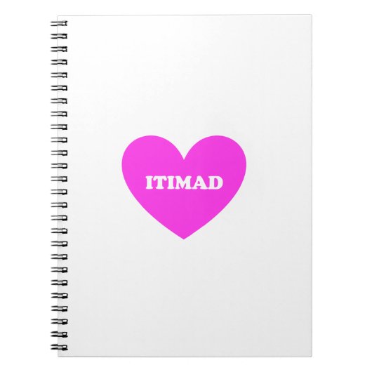 Itimad Notitieboek (Voorkant)