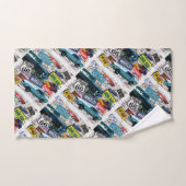 Itinéraire 66, voitures vintages, voyages par la (Serviette à main)