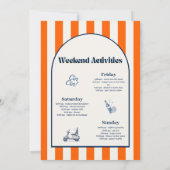 Itinéraire de la Bachelorette Spritz, Invitation (Dos)