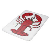 Itinéraire de phare de homard de tapis de bain (Angle)