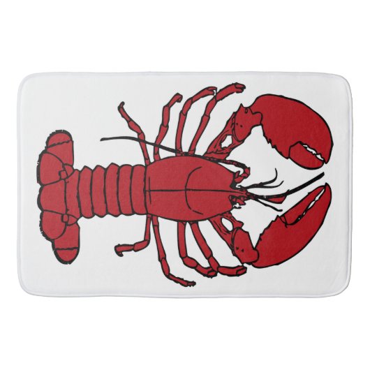 Itinéraire de phare de homard de tapis de bain (Devant)