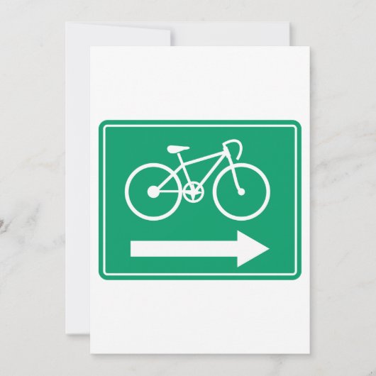 Itinéraire du cyclisme Invitation Flèche (Devant)