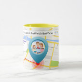 Itinéraire du meilleur Père du monde de café Mug (Centre)