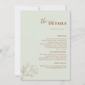 Itinéraire en bois de Terracotta, Programme de mar (Devant)