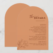 Itinéraire en bois de Terracotta, Programme de mar (Devant / Derrière)