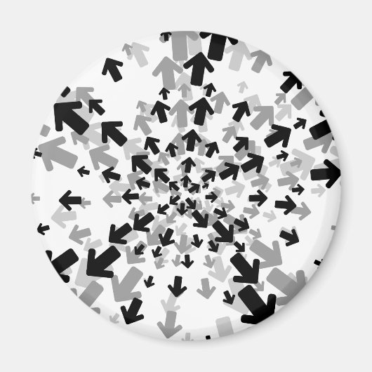 Itinéraire Magnet Abstrait (Devant)