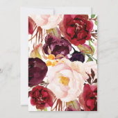 Itinéraire Mariage de Bourgogne - Invitation de bi (Dos)