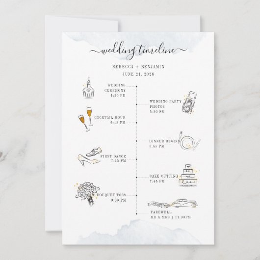 Itinéraire mariage Programme d'icônes modernes (Devant)