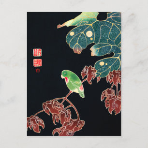 Ito Jakuchu de Paroquet Briefkaart