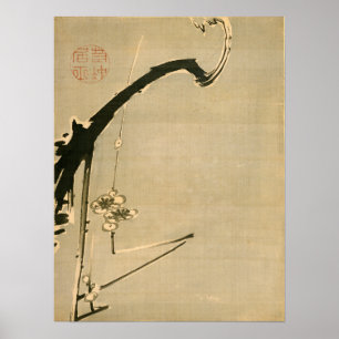 Ito Jakuchu Plum Blossom Poster