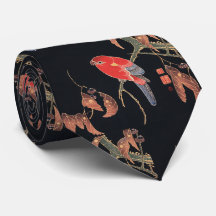 Ito Jakuchu Rode Papegaai op de Tak Japanse Kunst