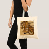 Ito Jakuchu Tiger Canvas tas (Voorkant (product))