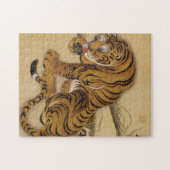 Ito Jakuchu Tiger Puzzle Legpuzzel (Horizontaal)