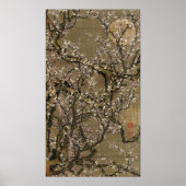 Ito Jakuchu White Plum Blossom en Moon Poster (Voorkant)
