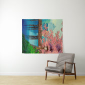 Ito Yuhan's kasteel en Cherry Blossom Wandkleed (In Situ (horizontaal))