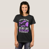 ITP Awareness I will win Purpura Paars Ribbon T-shirt (Voorkant volledig)