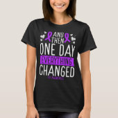 ITP Awareness Ribbon Warrior ITP Awareness T-shirt (Voorkant)