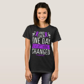 ITP Awareness Ribbon Warrior ITP Awareness T-shirt (Voorkant volledig)