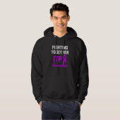 Itp Bewustheid Immuuntrombocytopenie arrior Surv Hoodie (Voorkant volledig)