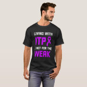 Itp Bewustheid Immuuntrombocytopenie arrior Surv T-shirt (Voorkant volledig)