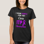 Itp Bewustheid Immuuntrombocytopenie arrior Surv T-shirt (Voorkant)
