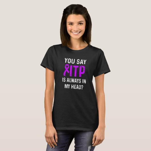 Itp Bewustheid Immuuntrombocytopenie arrior Surv T-shirt (Voorkant volledig)