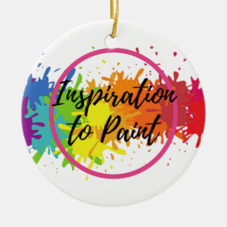 ITP-Logo Kleurenplash-versiering Keramisch Ornament