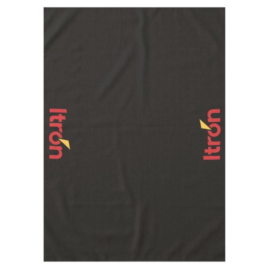 Itron black tablecloth 152 x 213 cm tafelkleed (Voorkant)