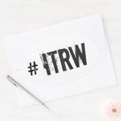 ITRW OVALE STICKER (Envelop)