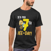 It's 7th Bee Day Honey Beekeeper Apiary Beekeeping T-shirt (Voorkant)