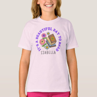 It's A Beautiful Day to Read Kids Back to School T-shirt