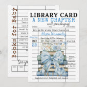 It's a BOY! A New Chapter Begins Invitation (Devant / Derrière)