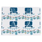 It's A Boy Baby Shower Grote Cadeautas (Achterkant)