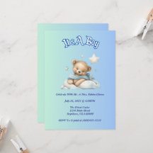 "It's a Boy" Baby shower Party Decor - Teddy Bear 